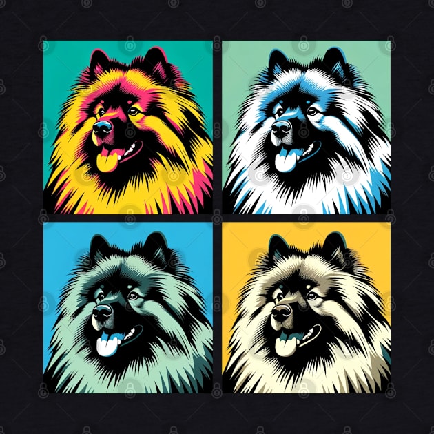 Keeshond Pop Art - Dog Lovers by PawPopArt